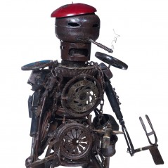 Robot operaio in Metallo
